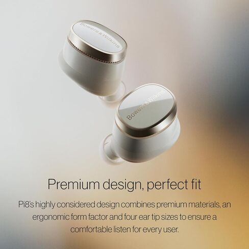Bowers & Wilkins Pi8 Wireless Bluetooth Earbuds (Midnight Blue), in-Ear Bluetooth Earphones with Qualcomm & aptX Lossless, Active Noise Cancelling Earbuds, 3 Built-in Mics, 15-Min Quick Charging in Kuwait