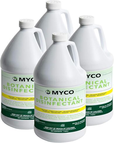 منظف ​​Myco النباتي للنباتات-التنظيف الطبيعي المنظف الطبيعي للجميع ، يقتل 99.9 ٪ من البكتيريا والفيروسات والفطريات والعفن ، واستعادة أضرار المياه ، ومطهر على مستوى المستشفى ، 1 جالون in Kuwait