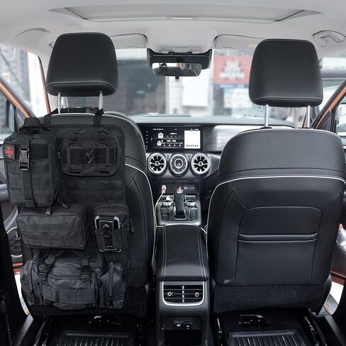 Universal Tactical Vehicle Back Seat Organizer Tactical Backpack with Multi-Pockets MOLLE Backpack in Saudi Arabia