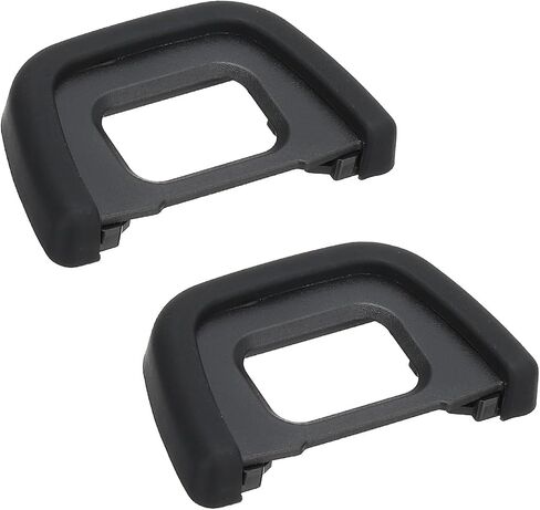 PATIKIL DK-21 Viewfinder Eyepiece Eyecup, 2 Pack Camera Eyecup Eye Cup Protector Replacement Accessories for Nikon Block Flare and Sunlight Scratch Resistance Protection, Black in Kuwait