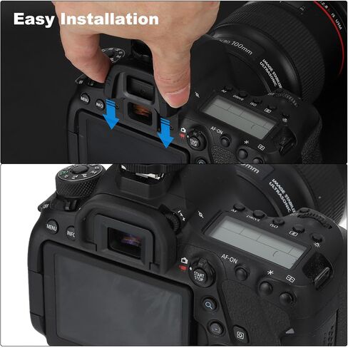 PATIKIL DK-21 Viewfinder Eyepiece Eyecup, 2 Pack Camera Eyecup Eye Cup Protector Replacement Accessories for Nikon Block Flare and Sunlight Scratch Resistance Protection, Black in Kuwait