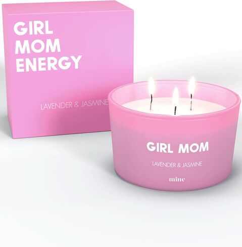 Birthday Wishes Candle - Birthday Cake Scented - 8oz Natural Soy Wax 3 Wick Candle - Birthday Gift for Friend - Happy Birthday Candle - Premium Pink Gift Box in Saudi Arabia