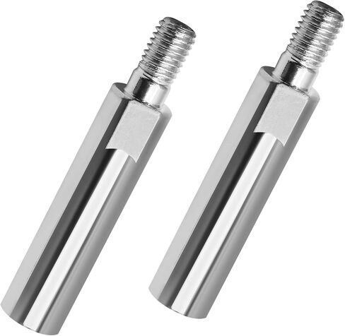 M10 Angle Grinder Extension Connecting Rod Shaft, 3/8" M10 Thread Polishing Machine Adapter Lever for 100 Type Angle Grinder/Polisher(2Pcs) in Saudi Arabia