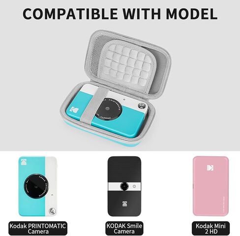 Yinke Case for Kodak PRINTOMATIC/Smile/Mini 2 HD/Smile Portable Instant Photo Printer, Travel Carry Case Protective Cover (Gradient) in Kuwait