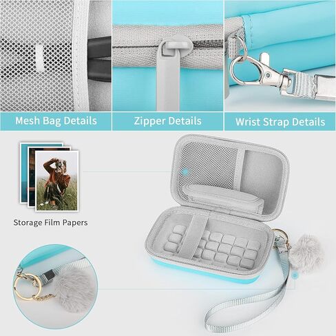 Yinke Case for Kodak PRINTOMATIC/Smile/Mini 2 HD/Smile Portable Instant Photo Printer, Travel Carry Case Protective Cover (Gradient) in Kuwait