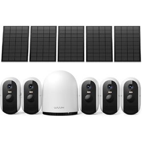 WUUK Home Security Cameras System 5 Cam-kit