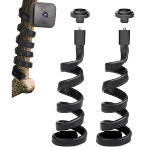 Tonton 2-Pack Flexible Twist Mount for Blink Outdoor 4 (4th Gen) / (3rd Gen), Blink Mini, Blink XT, XT2, 20.5in Gooseneck Blink Outdoor Camera Mount, No-Drill, Tool-Free Adjustable Camera Holder Black