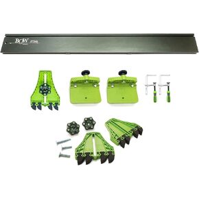 منتجات Bow Oltimate Gublicite Saw Xtender & Safety Kit-تشمل 46 "Xt Xtender Fence ، و 2-tx1 خلاصات الدعم ، ومشابك 2-tt2 t-track ، وألواح Fexpro Feather