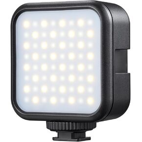 Godox LED6Bi Litemons Bi-Color Type-C Port Ultra-Lightweight Pocket-Sized LED Light with 3 Cold Shoe Mounts (Black)