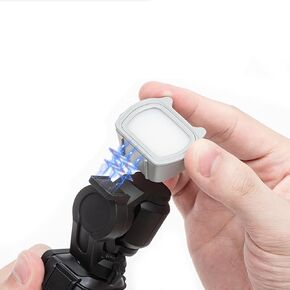 Magnetic Mini Fill Light for DJI 3 Accessories, 1W Rechargeable Brightness 3 Levels Adjustable Portable LED Video Selfie Small Auxiliary Light