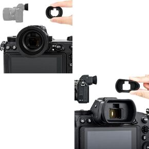 Square DK-29 Eyecup + Extended Round DK-29 Eyecup: Square Z6III Z6II Z7II Z6 Z7 Z5 DK-29 Eye Cup with Extended Round Z6 III Z6 II Z7 II Z 6 Z 7 Z 5 DK-29 Eye Cup