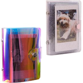 4packs,36 Pockets 2x3 Small Photo Album for Fujifilm Instax Mini Camera, Polaroid Snap, Z2300, SocialMatic Instant Cameras & Zip Instant Printer