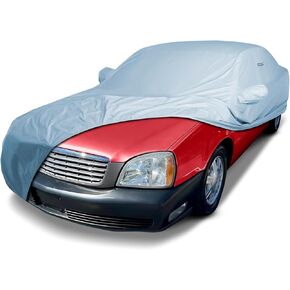 iCarCover Fits: [Cadillac DeVille] 1994-1999 Premium Full Car Cover Waterproof All Weather Resistant Custom Outdoor Indoor Sun Snow Storm Protection Form-Fit Padded Cover with Straps