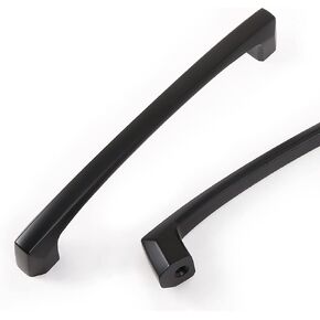 COTYKILEY 10 Pack 5 Inch(128mm) Matte Black Kitchen Cabinet Handles Cabinet Pulls Cabinet Door Handles Kitchen Cabinet Hardware Cupboard Drawer Pulls Dresser Handles