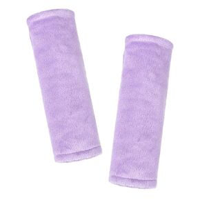 GFU Car Seat Strap Pads for Baby, Soft Shoulder Pads for Comfort, Reversible Seatbelt Covers for Kids, Perfect for Baby Car Seat, Stroller, Swing, High Chair, Size: 6.5 x 6.5 inch, Purple