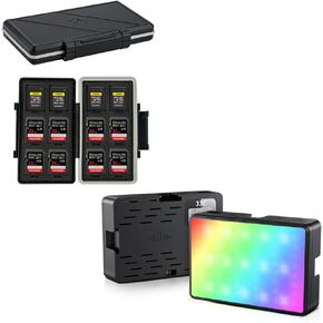 Camera RGB Video Light+CFexpress Type A Card SD Card Holder