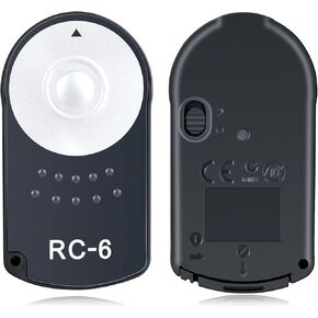Digital Camera Remote Replacement for Canon Nikon Sony Camera RC-6