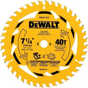 DEWALT 7-1/4 in. 40T Circular Saw Blade (DWA271440)