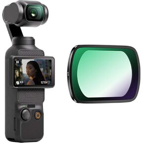 مرشح الأشعة فوق البنفسجية المغناطيسية لـ DJI Osmo Pocket 3 - الزجاج البصري متعدد المغلفة ، ومقاوم للماء ، وخفيفة الوزن من الألومنيوم