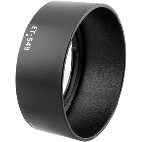 Camera Lens Hood Shade, Dedicated Bayonet Mount Hood Compatible for Canon EF-M 55-200mm f/4.5-6.3 is STM Lens for EOS M50 M100 Mirrorless Camera Replaces ET-54B