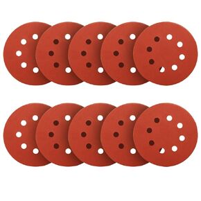 150PCS Sanding Discs Set, 5 Inch 8 Hole Hook and Loop Sandpaper for Random Orbital Sander 40 60 80 120 180 240 320 400 600 800 Grits