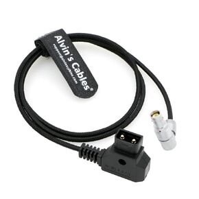 Alvin’s Cables Power Cable for RED Komodo 6K Camera, Ultra Soft Rotatable Right Angle 2 Pin Female to D-tap 45cm|17.7inches