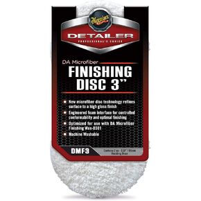 Meguiar's 3 "DA Microfiber Disc DMF3 - لوحة تلميع الألياف الدقيقة الممتازة لإزالة دوامة الضوء وتطبيق حماية الشمع - وسادة التلميع المزدوجة للحصول على نتائج مهنية ، 2 عبوة