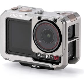 Tilta Full Camera Cage Compatible with DJI Osmo Action 3, 4, 5 Pro (Black, Full Cage)