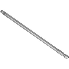 T30 Torx Head Screwdriver Bit, 6" Long 1/4 Inch Hex Shank, Magnetic Security Tamper Proof Star Drill Driver - (Applications: for Repair), 1-Pieces