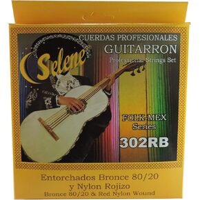 Guitarron Strings Selene Professional Made in Mexico/Cuerdas Para Guitarron (300 Multicolor)