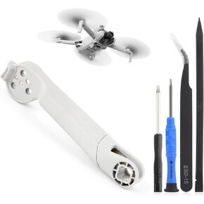 Body Arm Shell for DJI Mini 4 Pro Arms Cover Replacement for DJI Mini 4 Pro Drone Accessories Parts with Repair Tools (Right Rear Arm Cover)