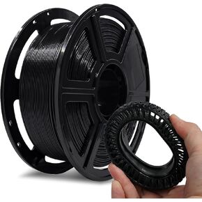 FLASHFORGE PLA مرن 1.75 مم، خيوط طابعة ثلاثية الأبعاد أطول 4 مرات 1 كجم (2.2 رطل) بكرة - دقة الأبعاد +/- 0.02 مم، مثالية لطباعة الملحقات الناعمة in Kuwait