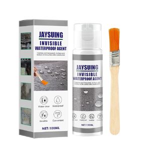Nynelly 300g Invisible Waterproof Agent, Waterproof Anti-Leakage Agent, Sealer Mighty Paste, Transparent Waterproof Glue Insulating Sealant Polyurethane Waterproof Coating for Home Bathroom Roof