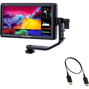 FEELWORLD S55 Camera Monitor with 1× Standard HDMI Cable