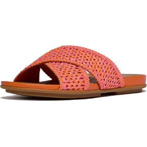 FitFlop Women's Gracie Woven Cross Slides Wedge Sandal