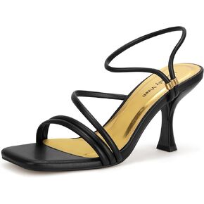Women's Strappy Kitten Heels Square Open Toe Sandals Party Wedding Ankle Strap Shoes