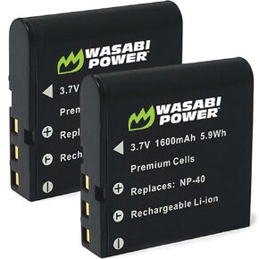 Wasabi Power Battery (2-Pack) for Kodak LB-060 and Kodak AZ361, AZ362, AZ421, AZ422, AZ521, AZ522, AZ525, AZ526, AZ527, AZ528