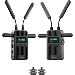 Accsoon CineView 2 SDI Wireless Video Transmission System,1500ft Range 50ms Latency, HDMI SDI UVC Live Streaming, Dual-Band, Signal Converter, 4App Monitoring, Compatible with CineView HE/SE/Quad