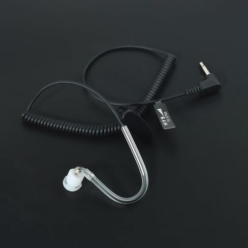 HYS Surveillance Listen Only Balanced Armature 3.5mm Earphone, Soft in-Ear Dynamic Single Law Enforcement Earpiece/Headset for Two-Way Radios, Transceivers and Shoulder Speaker Microphones in Saudi Arabia