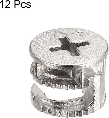uxcell Cam Lock Nut for Furniture, 10pcs 14.6x11.3mm Joint Connector Locking Nuts Furniture Connecting Cam Fittings in Saudi Arabia