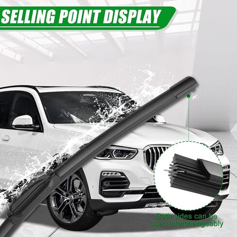 3 مساحات OEM عالية الجودة لجميع المواسم، شفرات ممسحة مزدوجة العمر متوافقة مع 2014-2020 MDX، 26 بوصة + 20 بوصة + 14 بوصة للزجاج الأمامي والخلفي in Saudi Arabia