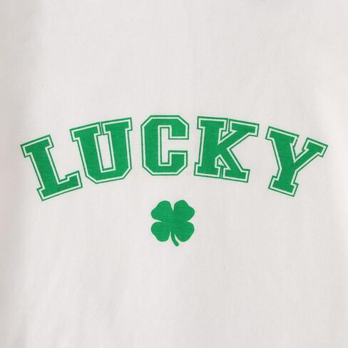 Toddler St. Patrick's Day Shirt Baby Boy Girl Lucky Shamrock Long Sleeve T-Shirt Irish Clover Tees Cotton Tops 1-5T in Saudi Arabia