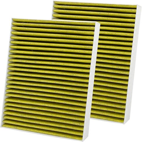 2Pcs Capume for Cabin Air Filter JM133 Fits for 2021-2023 Elantra, 2022-2023 Ioniq 5, 2021-2023 Santa Fe, 2020-2023 Sonata, 2022-2023 Tucson, 2021-2023 K5, Fits 97133 - L1000, 97133-N9100, PC99594P in Saudi Arabia