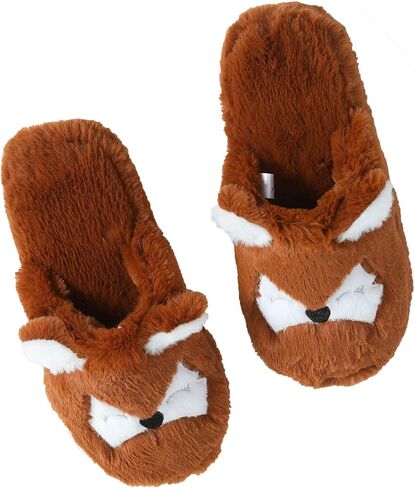 Millffy Fuzzy Cat Animal Slippers Animal Raccoon Non-Slip Fluffy Memory Foam Home Cozy Slipper Gifts for Women Girls in Saudi Arabia