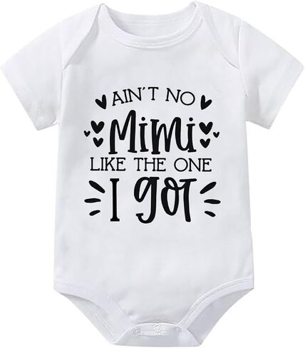 Ain't No MIMI Like The One I Got Baby Clothes Short Sleeve Infant Romper Newborn Outfits in Saudi Arabia