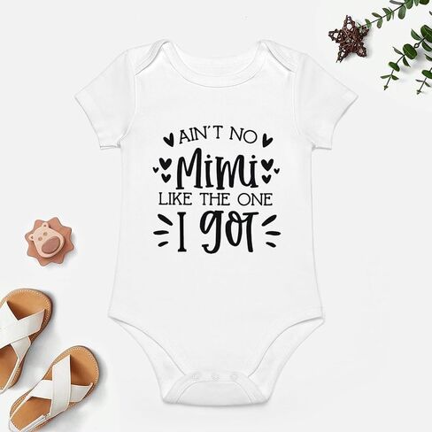 Ain't No MIMI Like The One I Got Baby Clothes Short Sleeve Infant Romper Newborn Outfits in Saudi Arabia