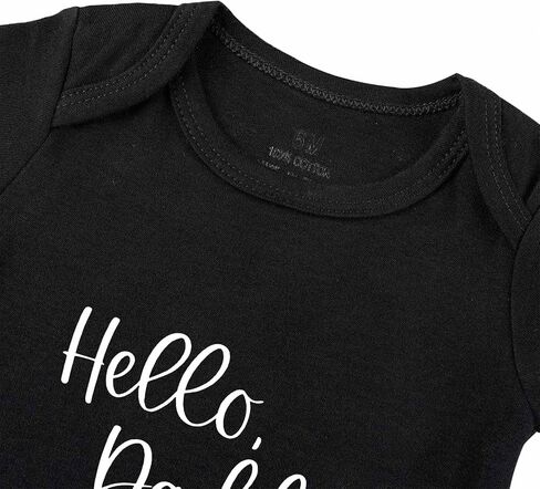 Hello Daddy Bodysuit for Baby Pregnancy Announcement Husband Baby Bodysuits Hey Daddy Infant Romper in Saudi Arabia