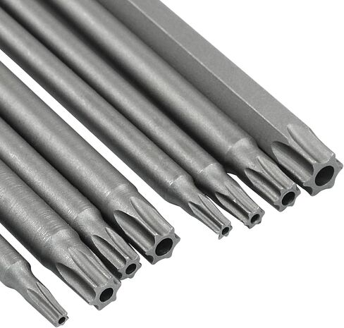 Hordion 8pcs 1/4 inch hex shank t8-t40 torx head screwdriver bit ، 6 بوصة الطول in Kuwait