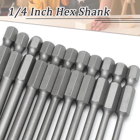 Hordion 8pcs 1/4 inch hex shank t8-t40 torx head screwdriver bit ، 6 بوصة الطول in Kuwait