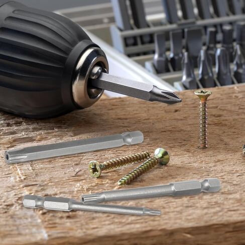 Hordion 8pcs 1/4 inch hex shank t8-t40 torx head screwdriver bit ، 6 بوصة الطول in Kuwait